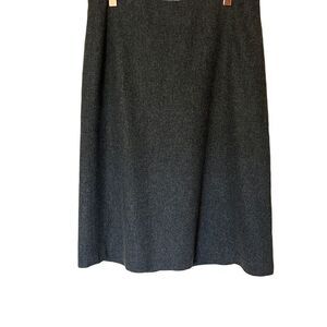 Gap Stretch Wool Blend Fully Lined A Line Skirt